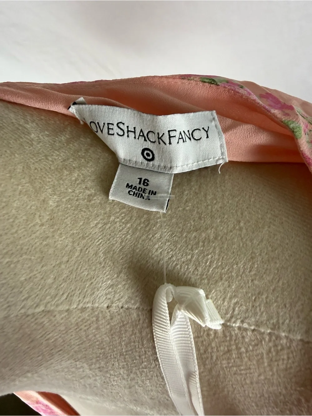 LoveShackFancy for Target Pink Floral Ruffle Maxi Dress NWT - Picture 5 of 7